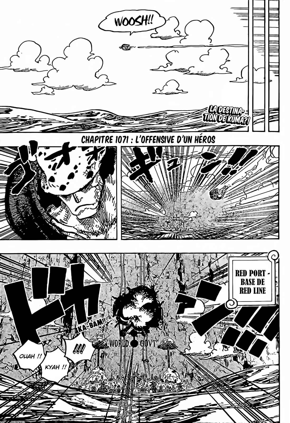 Le héros passe à l'attaque