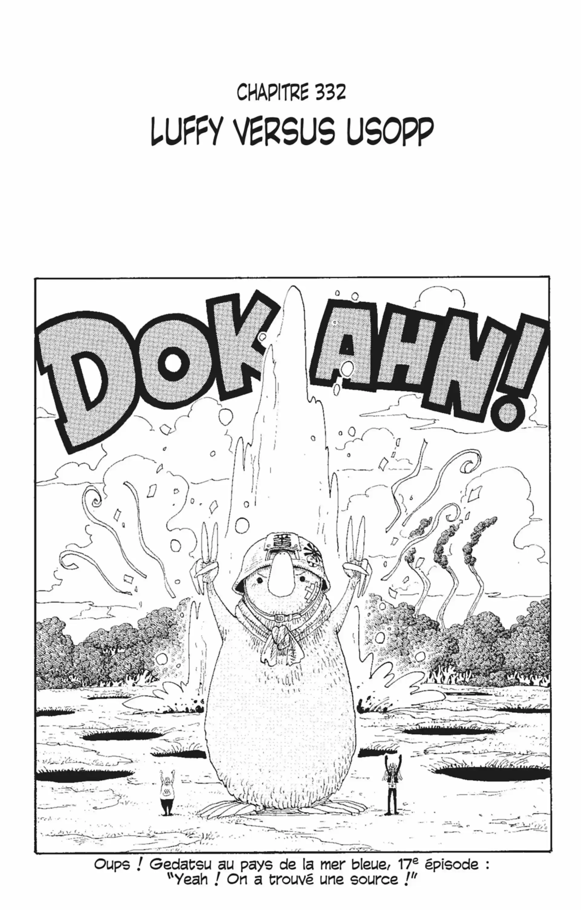 Luffy versus Usop
