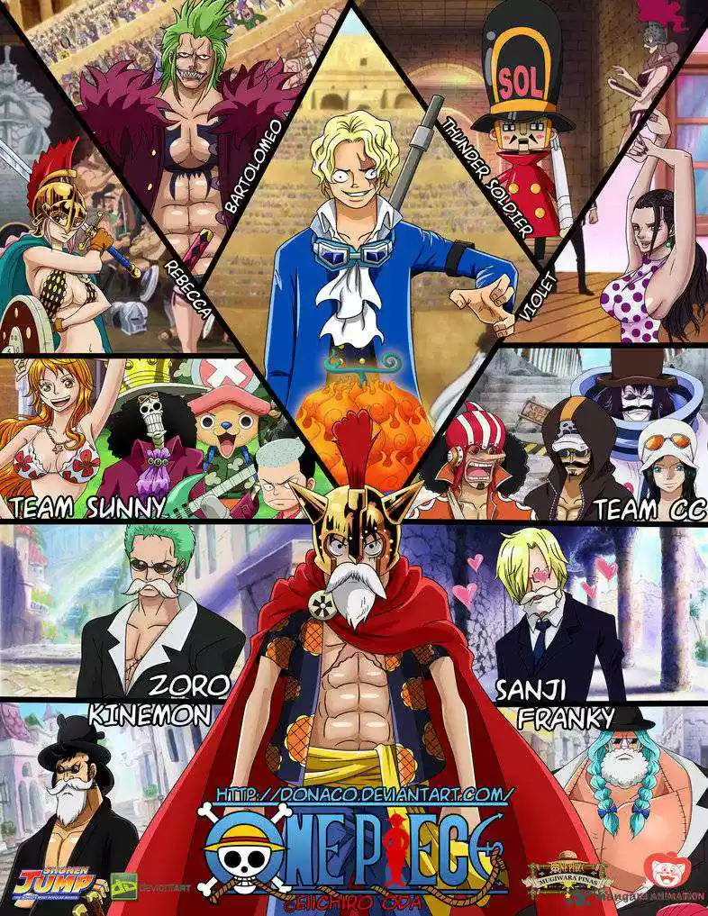 Sabo vs l'amiral Fujitora