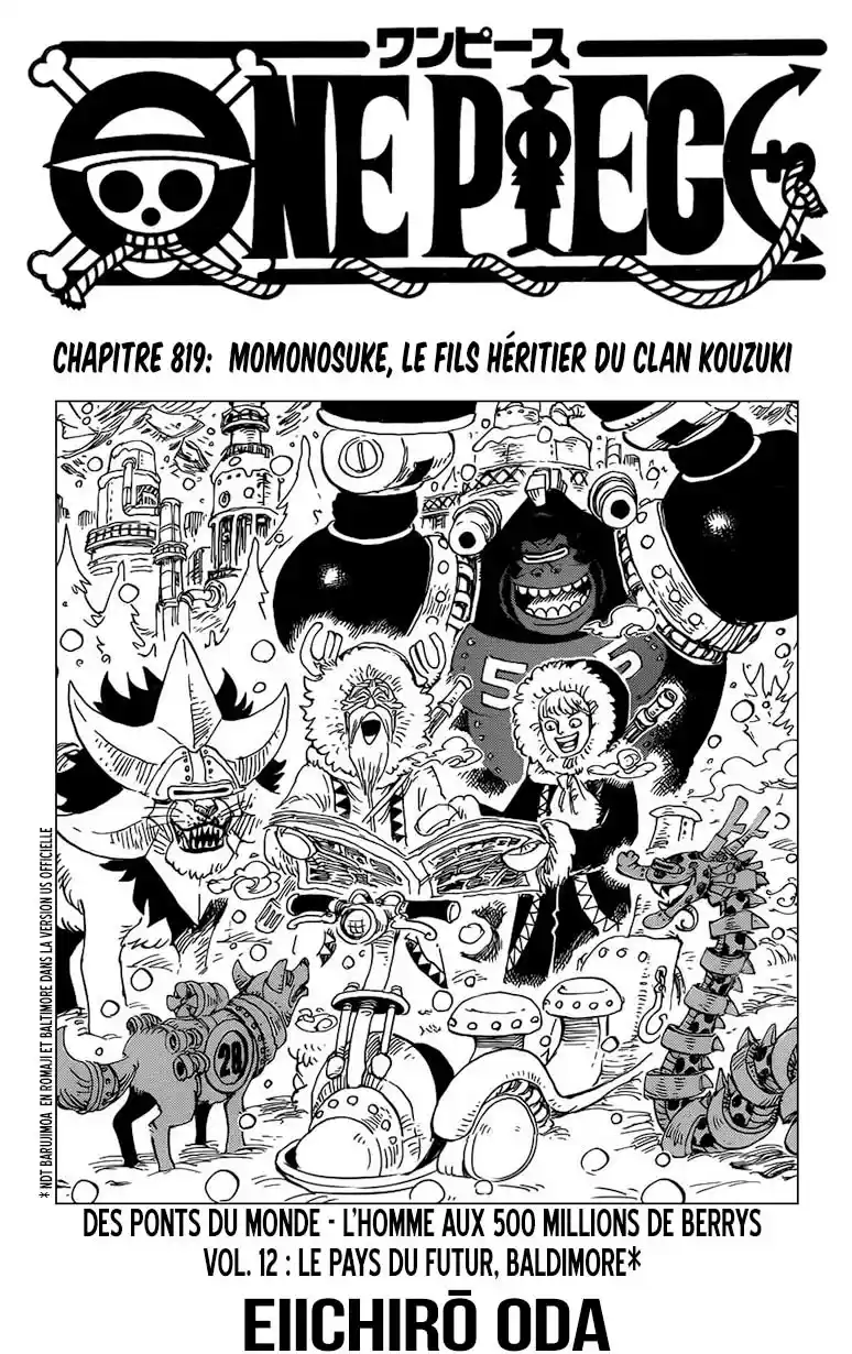Momonosuké, héritier du clan Kozuki